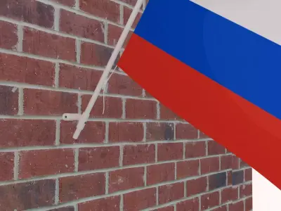 Flag of Russia 3D model purchase