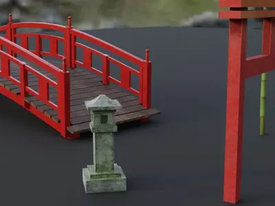 Japanese pack 3D model