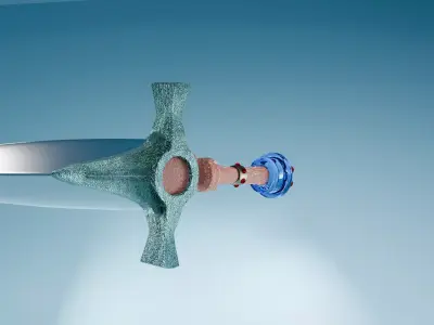 SWORD Low-poly 3D model 20