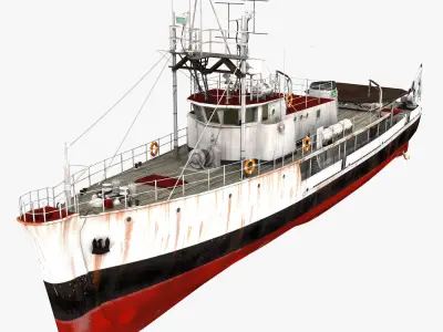 RV Calypso 3D model