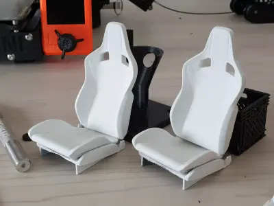 10th scale RC Drift Car Recaro Sportster seat 3D print model 3D print model purchase
