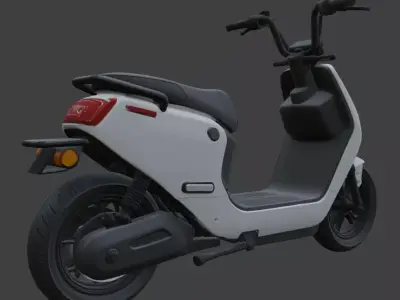 Electric Scooter 3D Model 3D model get