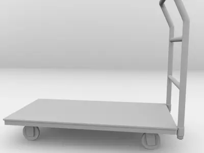 Platform Hand Truck 3D model