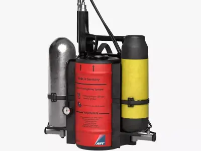 AFT Backpack - Low Poly Game-Ready 3D Model Low-poly 3D model