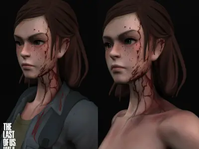 Ellie - The Last of Us Part 2 3D print model
