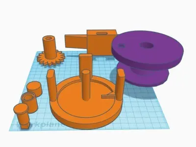 Fishing Reel 3D print model