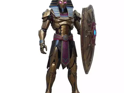Ancient Egyptian Relics  Cyber Pharaohs 3D Collection 3D Model Pack