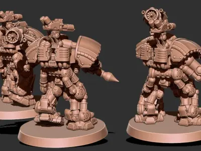 Praefecti Warsuits - Assault Configuration 3D print model