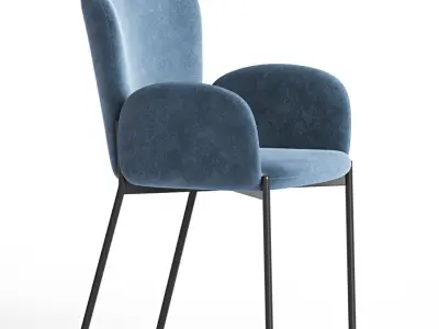 k445 Dining Chair 3D model