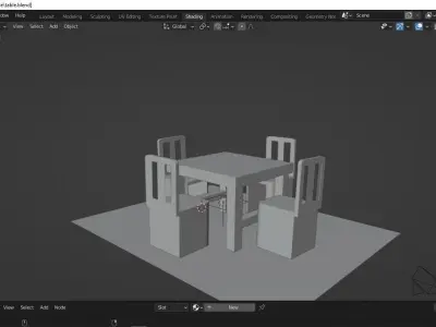 training table 3d model Free 3D model
