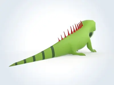 Iguana 3D model