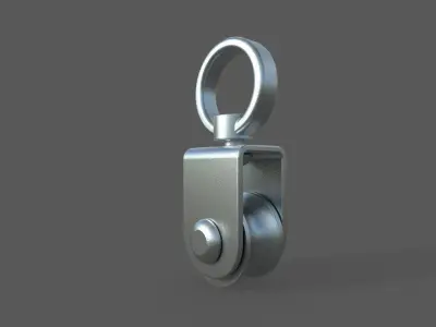 Crane Hock M2 Low-poly 3D model