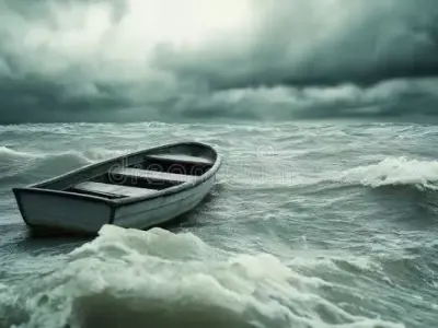 Realistic Ocean Simulation watercraft boat 3d modal Low-poly 3D model