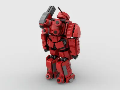 crimson warrior  3D model