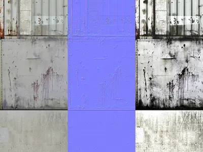 Shipping Containers Low-poly 3D model