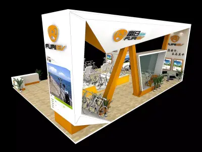 Exhibition - Area - 9X12-3DMAX2009-02 3D model