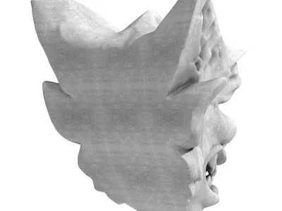 Gargoyle Head 6 3D model