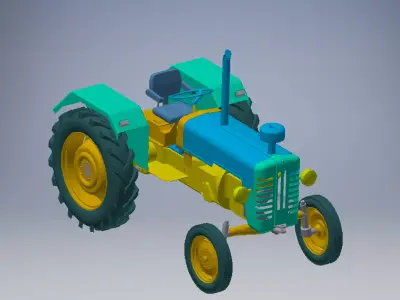 Mc-Cormick D 326 Farming simulator mods 3D model