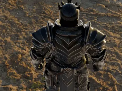 STEEL FURY WARRIOR Low-poly 3D model