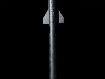 Starship Superheavy Model 3D model