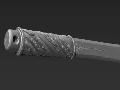 Zbrush Sword 02 3D model