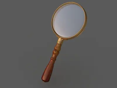 Magnifying glass 3D model