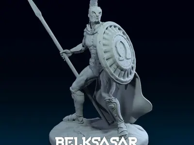 Spartan warrior  3D print model