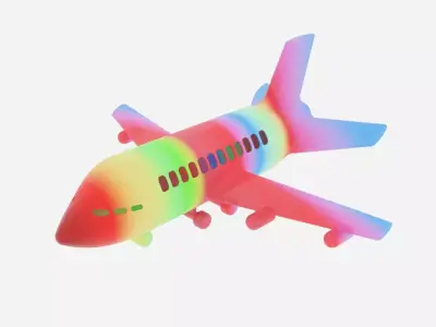 Aeroplane CFD 3D Image 3D model