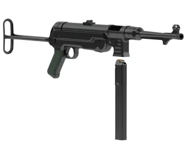 MP 40  3D model purchase