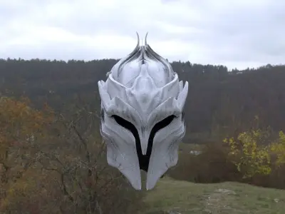 Fantasy Helmet 3D model