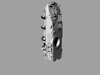 LAV-AD Military vehicle for microminiaturize model 3D model