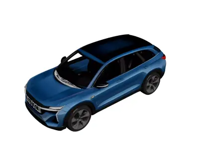 Generic Futuristic SUV Advanced Concept Vehicle 05 3D model