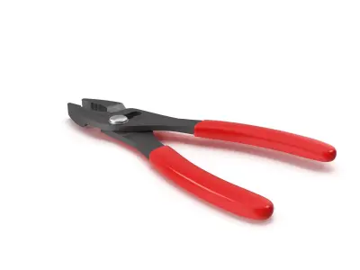 Sleep joint pliers Low-poly 3D model