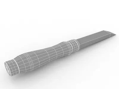Mortise Chisel 3D model