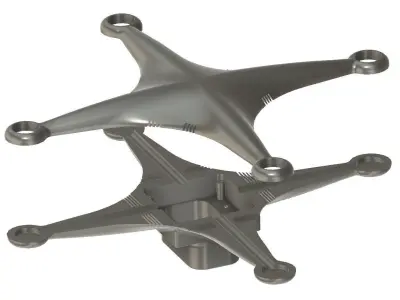 DIY Drone Quad Copter   3D model