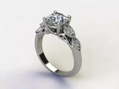 10020 person engagement ring 3D print model