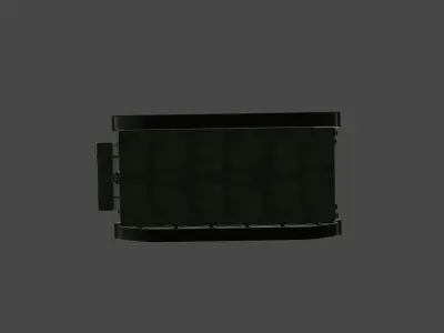 Tank inspired in British Crusader Tank Low-poly 3D model