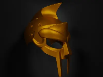 Gladiator Face Helmet Doom Face Mask - Gladiator Armor Part 3D print model
