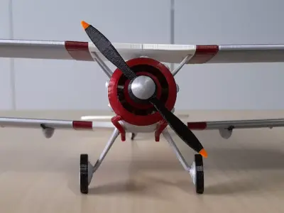 PLANE BIPLANE GLOSTER GLADIATOR 3D print model