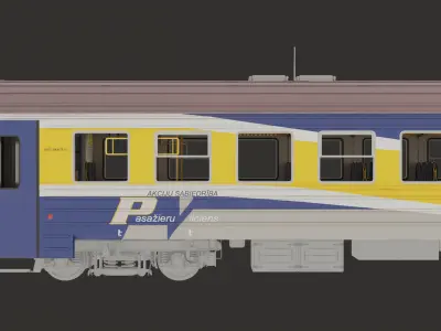 ER2T 7117 EMU Head Wagon 3D model