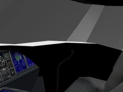 Embraer E170 Low-poly 3D model