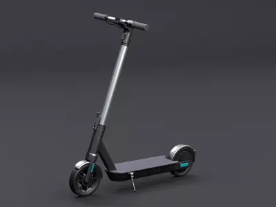 Electric Kick Scooter Low-poly 3D model purchase