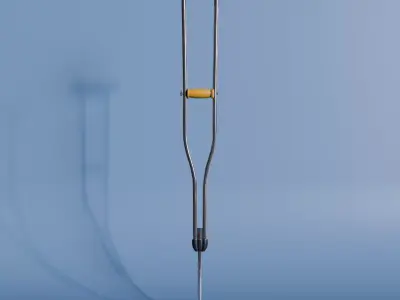 Medical Crutch 3D model