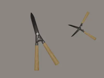 Hedge Shears 3D model
