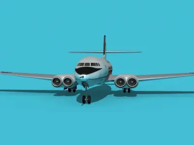Avro Canada C-102 Jetliner V02 3D model