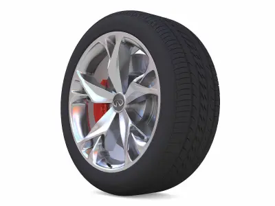 Infiniti Rim 3D Model Low-poly 3D model
