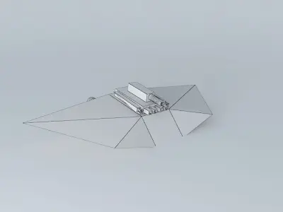 shooter jet Free 3D model