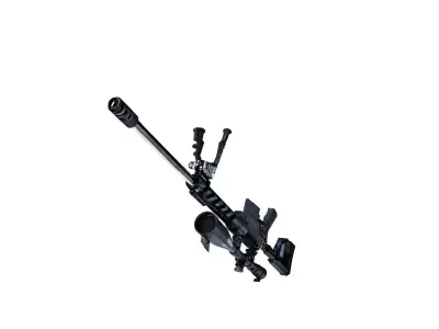 TSVL-8 M1 Stalingrad  rifle  3D model