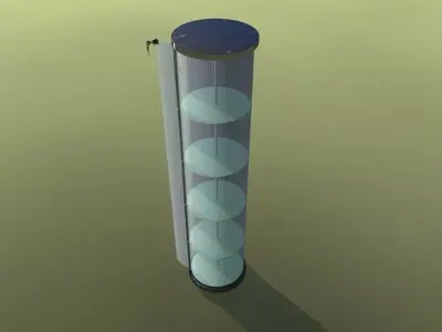 glass display case 3D model