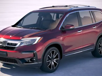 Honda Pilot 2019 3D model purchase